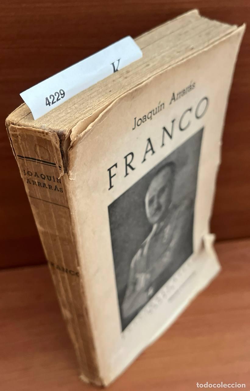 Libros de segunda mano: ARRAR&Aacute;S, Joaqu&iacute;n - Franco. - Foto 1