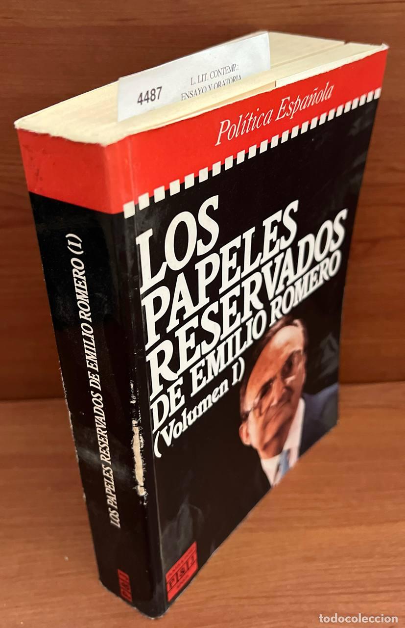 Libros de segunda mano: ROMERO, Emilio - Los papeles reservados - Foto 1