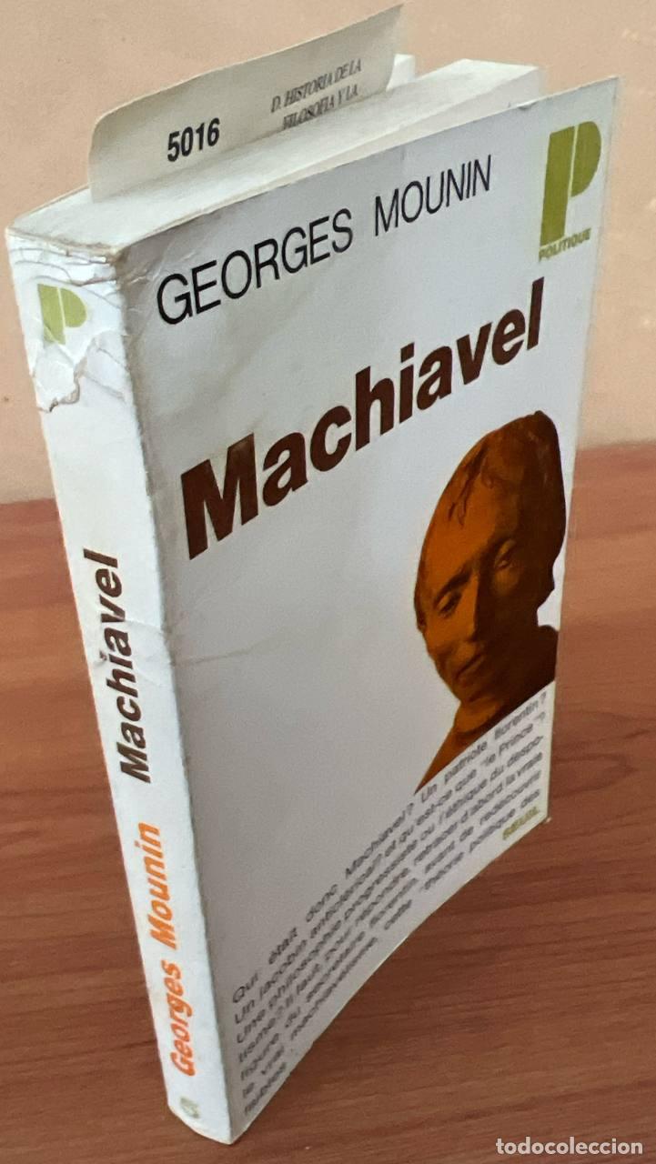 Libros de segunda mano: MOUNIN, Georges. - Machiavel. - Foto 1
