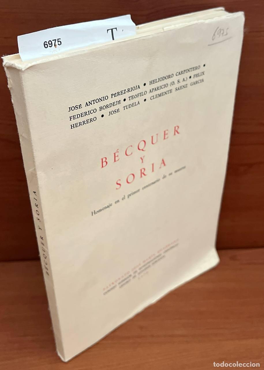 Libros de segunda mano: AA.VV. - B&eacute;cquer y Soria.