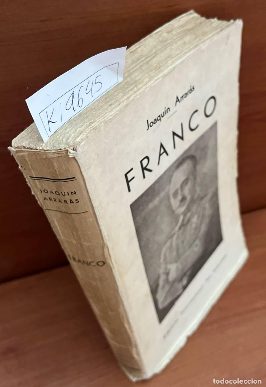Libros de segunda mano: ARRAR&Aacute;S Joaqu&iacute;n - Franco. - Foto 1
