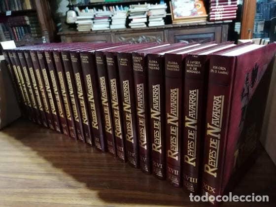 Libros de segunda mano: AA.VV. - REYES DE NAVARRA (20 VOLUMENES) - Foto 1