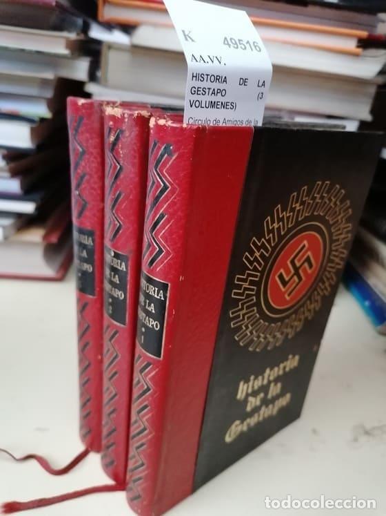 Libros de segunda mano: AA.VV. - HISTORIA DE LA GESTAPO (3 VOLUMENES) - Foto 1