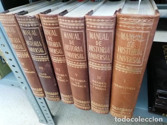 Libros de segunda mano: AA.VV. - MANUAL DE HISTORIA UNIVERSAL (6 VOLUMENES) - Foto 1