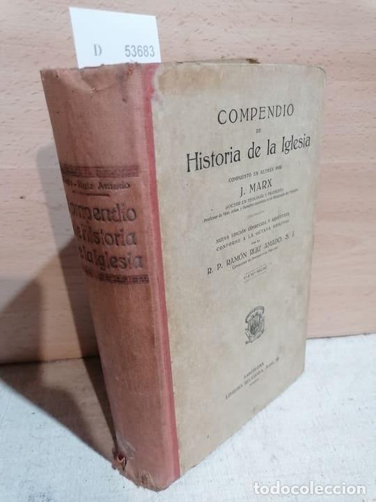 Libros de segunda mano: MARX, J. - COMPENDIO DE HISTORIA DE LA IGLESIA - Foto 1