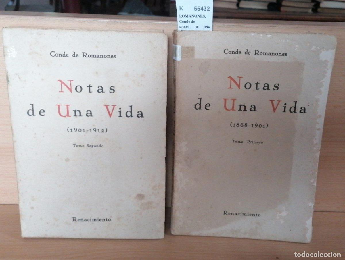 Libros de segunda mano: ROMANONES, Conde de - NOTAS DE UNA VIDA . (2 VOLUMENES) - Foto 1