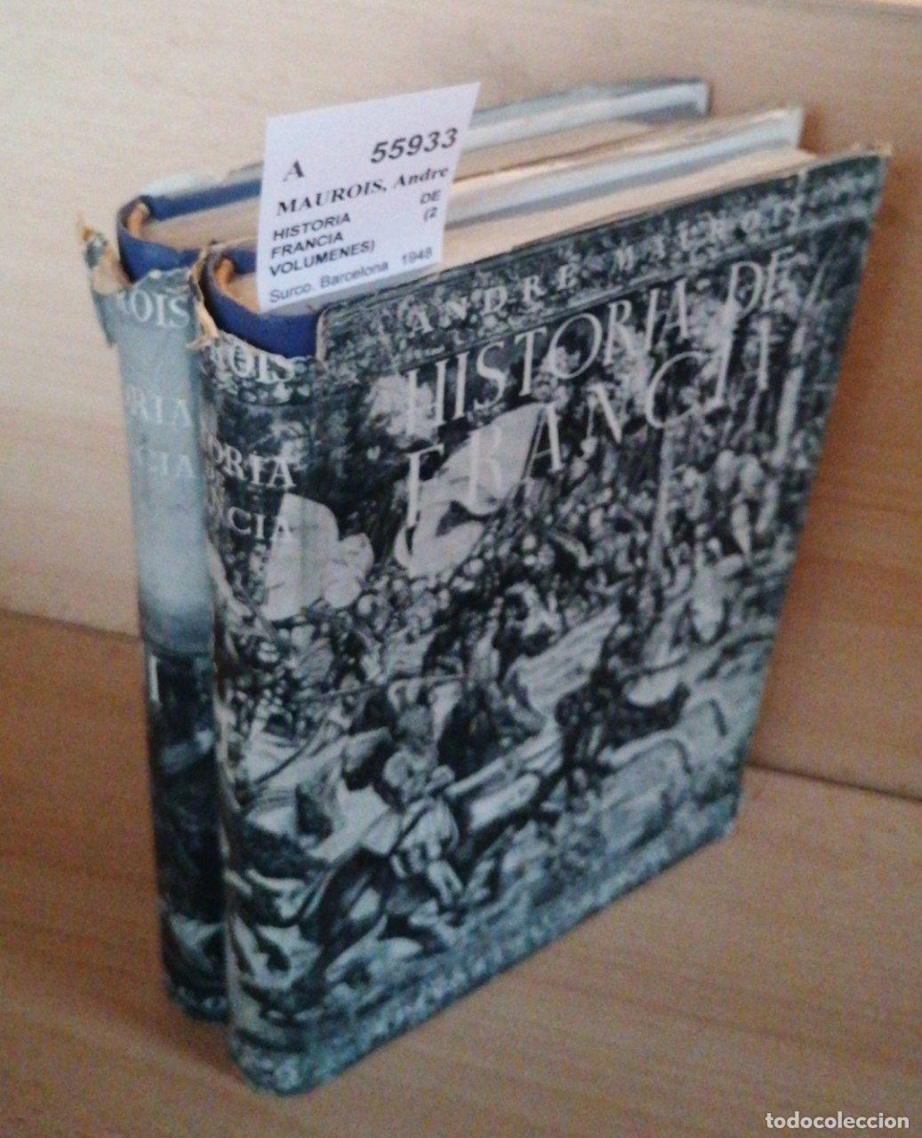 Libros de segunda mano: MAUROIS, Andre - HISTORIA DE FRANCIA (2 VOLUMENES) - Foto 1