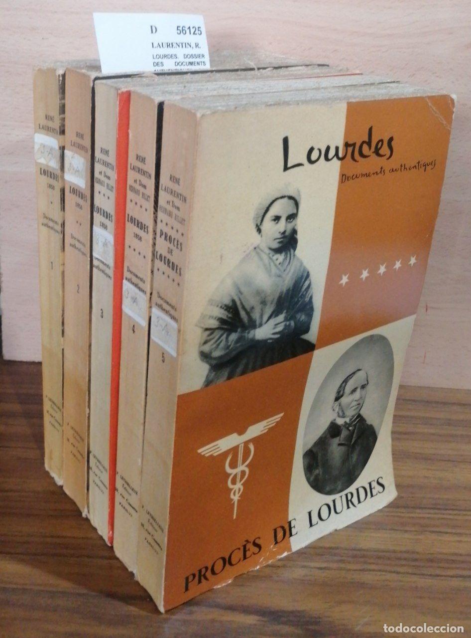 Libros de segunda mano: LAURENTIN, R. - LOURDES. DOSSIER DES DOCUMENTS AUTHENTIQUES (5 VOLUMENES) - Foto 1