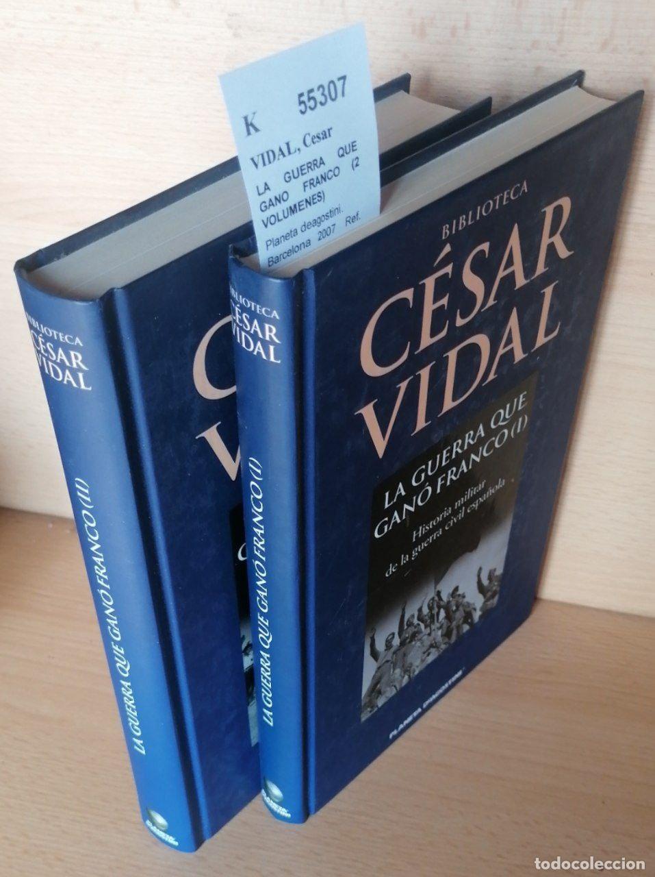 Libros de segunda mano: VIDAL, Cesar - LA GUERRA QUE GANO FRANCO (2 VOLUMENES) - Foto 1