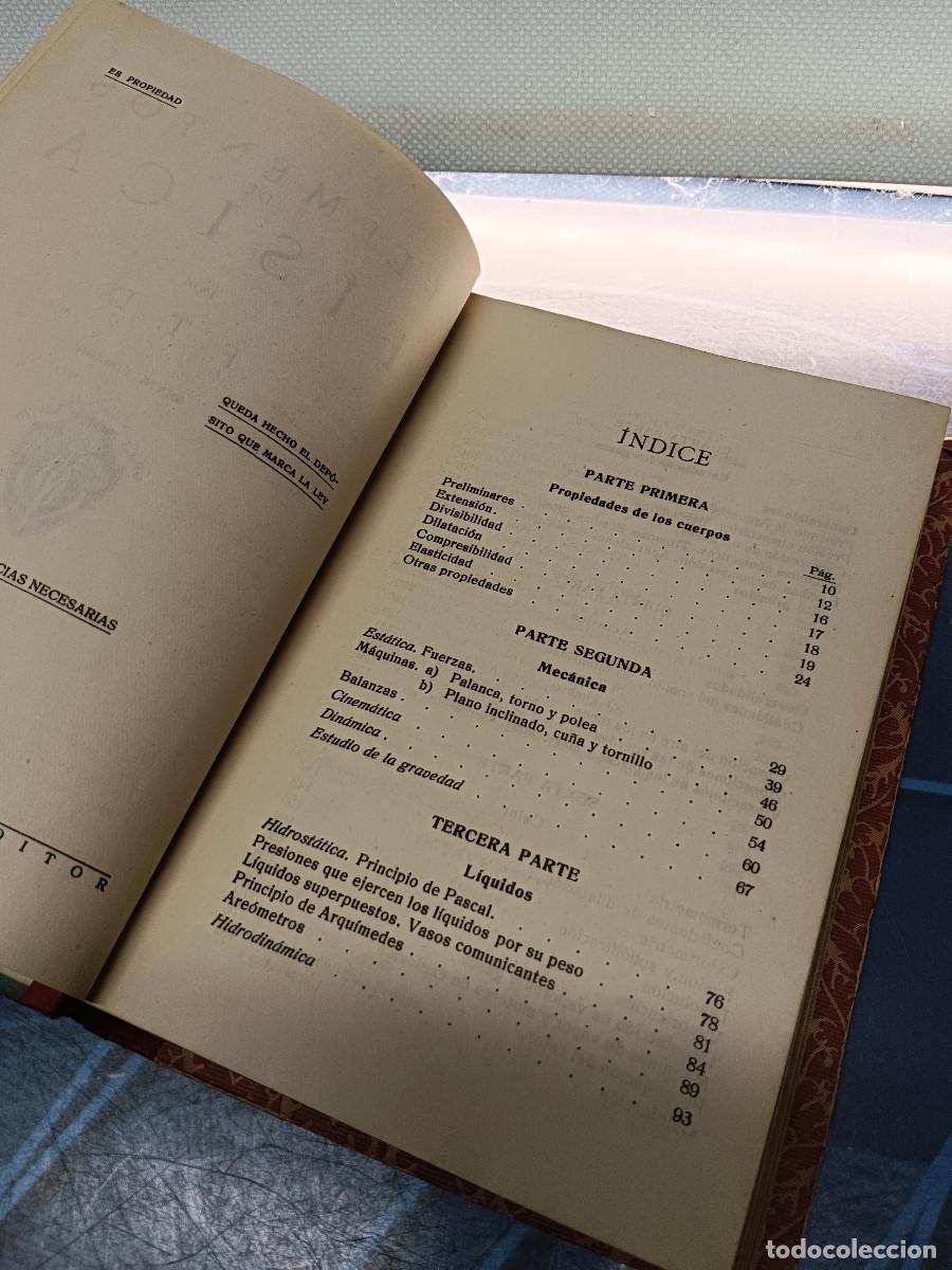 Libros de segunda mano: Libro, ELEMENTOS DE F&Iacute;SICA- EDITORIAL LUIS VIVES - Foto 4