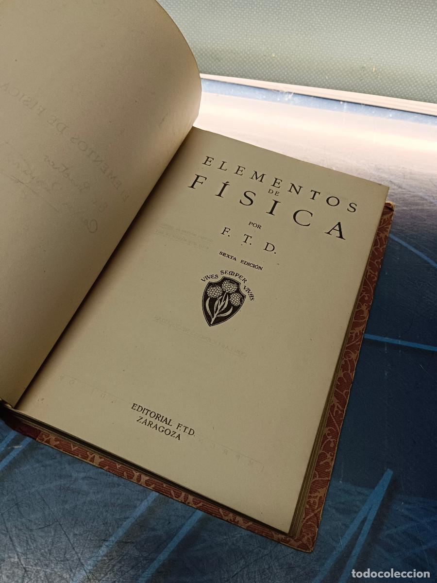 Libros de segunda mano: Libro, ELEMENTOS DE F&Iacute;SICA- EDITORIAL LUIS VIVES - Foto 5