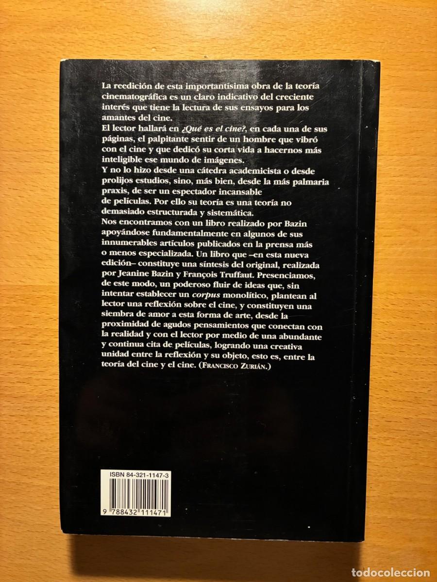 Libros de segunda mano: &iquest; Qu&eacute; es el cine ?. Andr&eacute; Bazin. Libros de Cine. Rialp - Foto 2
