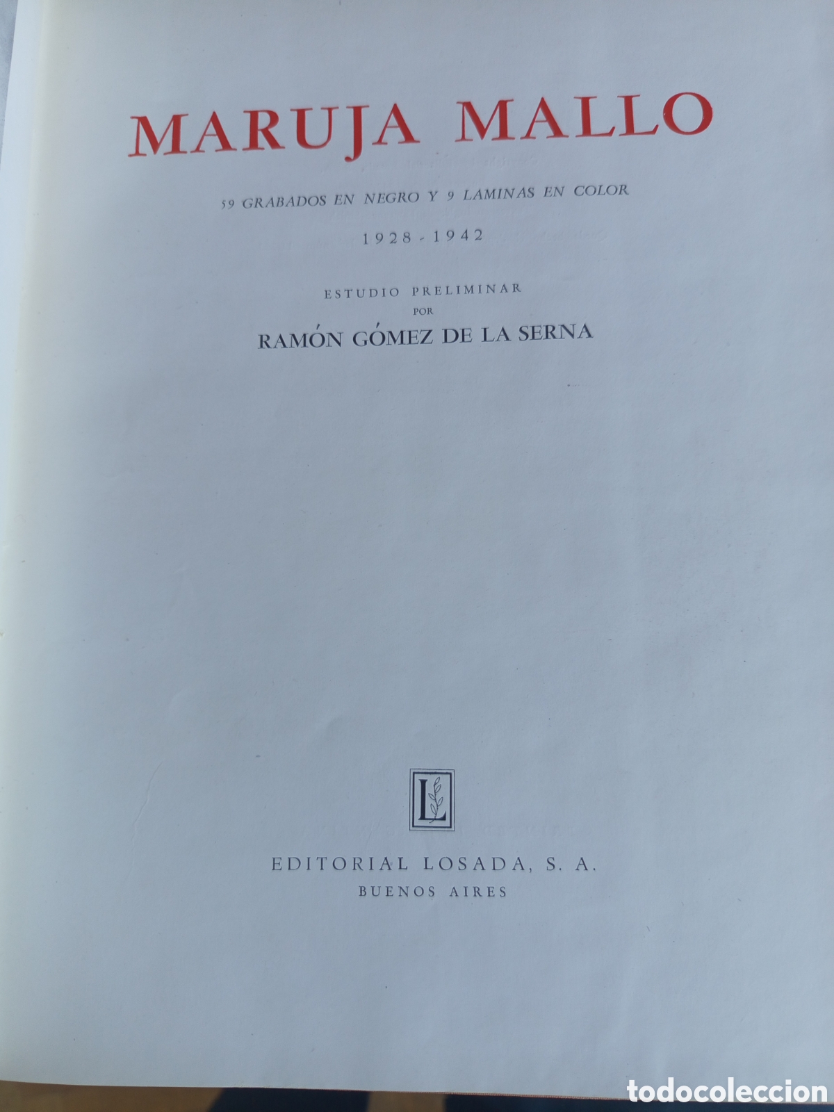 Libros de segunda mano: Maruja mallo editorial losada Buenos aires de 1942 - Foto 3