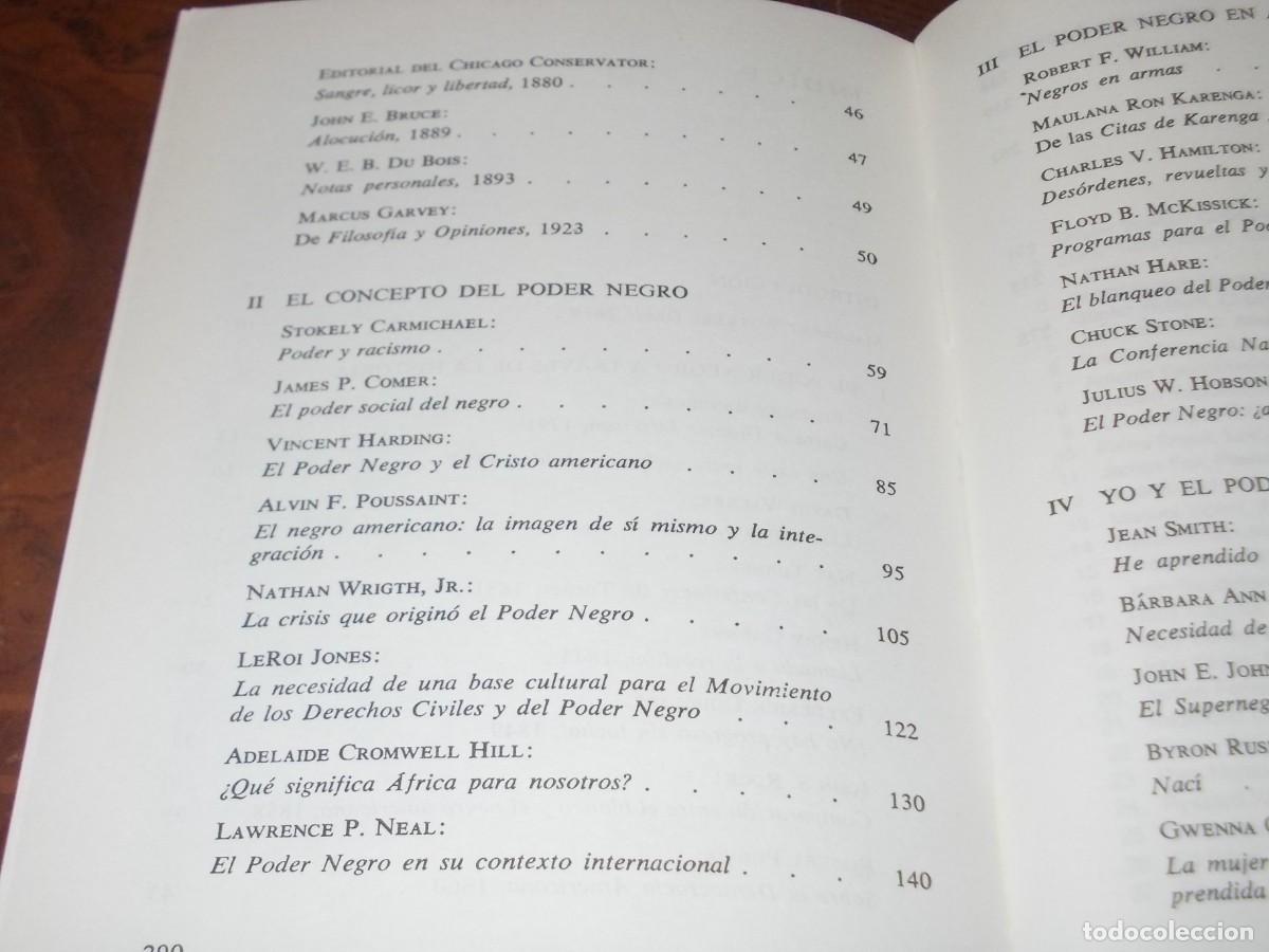 Libros de segunda mano: La revuelta del Poder Negro. Floyd B. Barbour. Cr&oacute;nicas Anagrama 1.993 - Foto 4