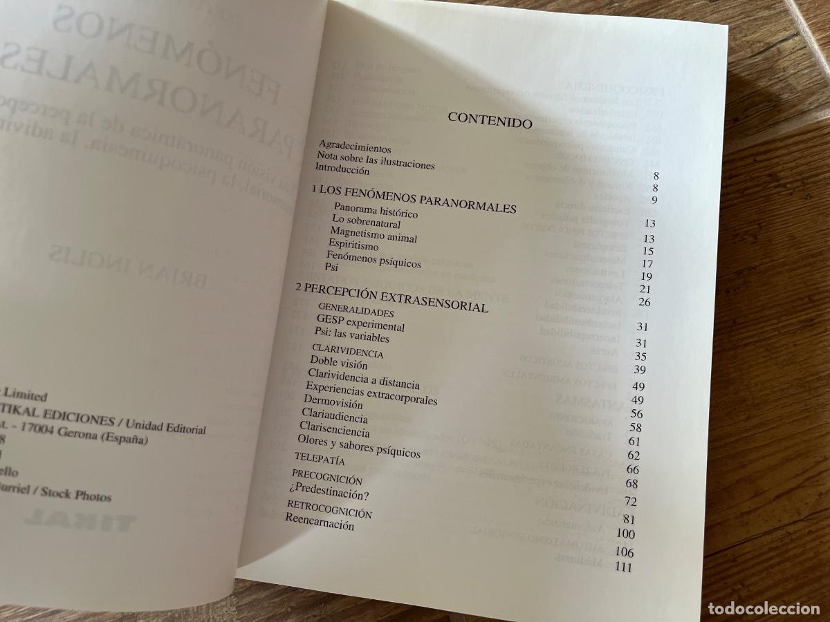 Libros de segunda mano: Fenomenos paranormales - Brian Inglis TIKAL - Foto 5