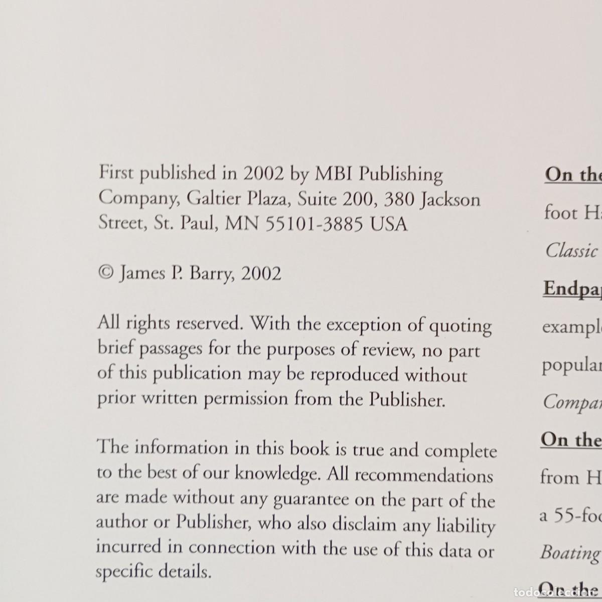 Libros de segunda mano: HACKERCRAFT - JAMES P. BARRY - MBI PUBLISHING COMPANY - 2002 / 8995 - Foto 4