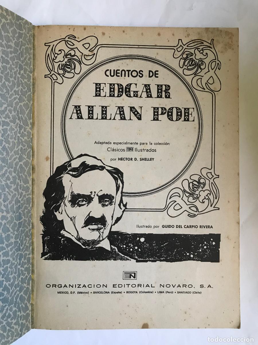 Libros de segunda mano: Cuentos de Edgar Allan Poe. Novaro. - Foto 2