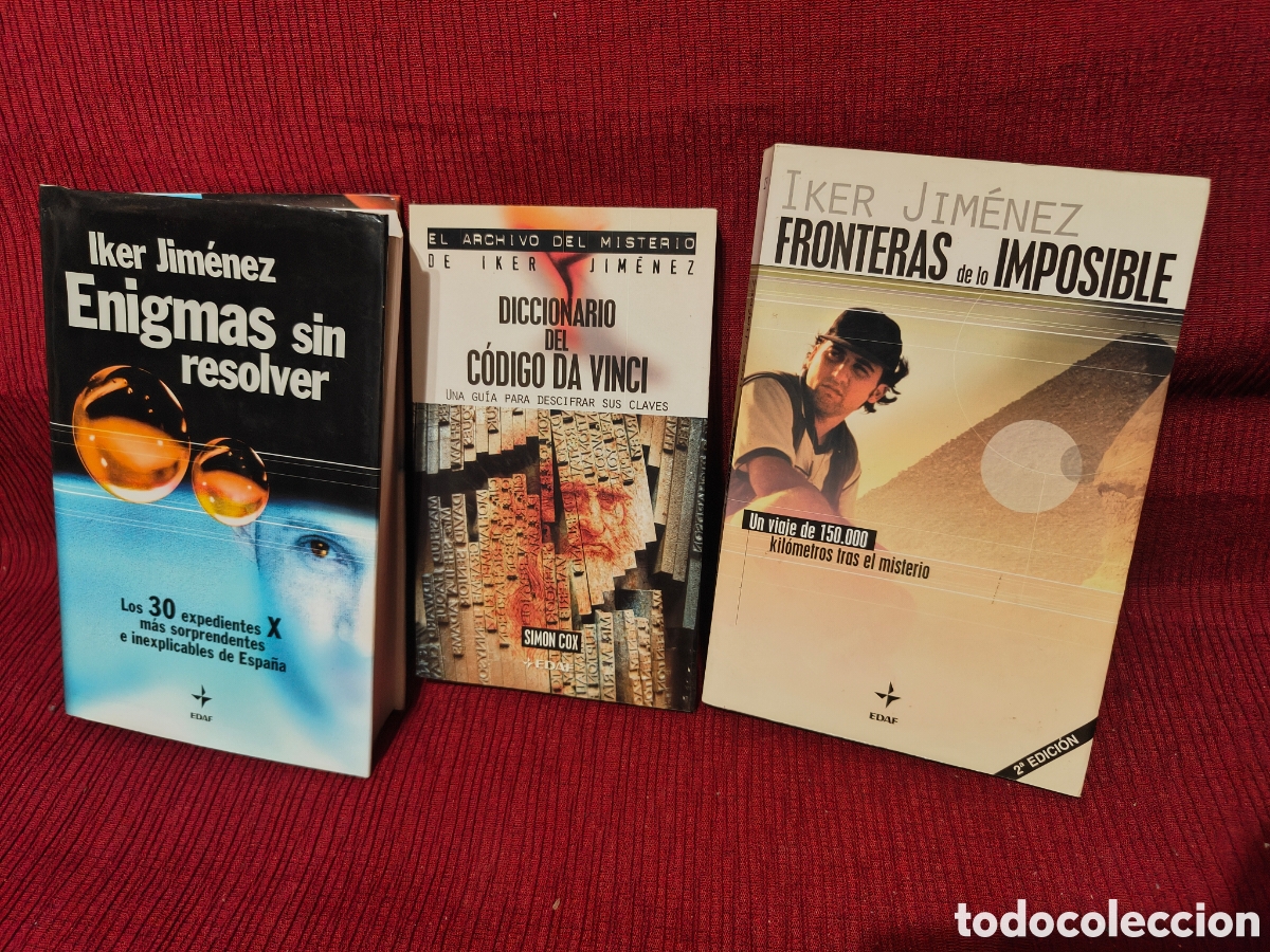 Libros de segunda mano: LOTE 3 LIBROS IKER JIM&Eacute;NEZ - Foto 1