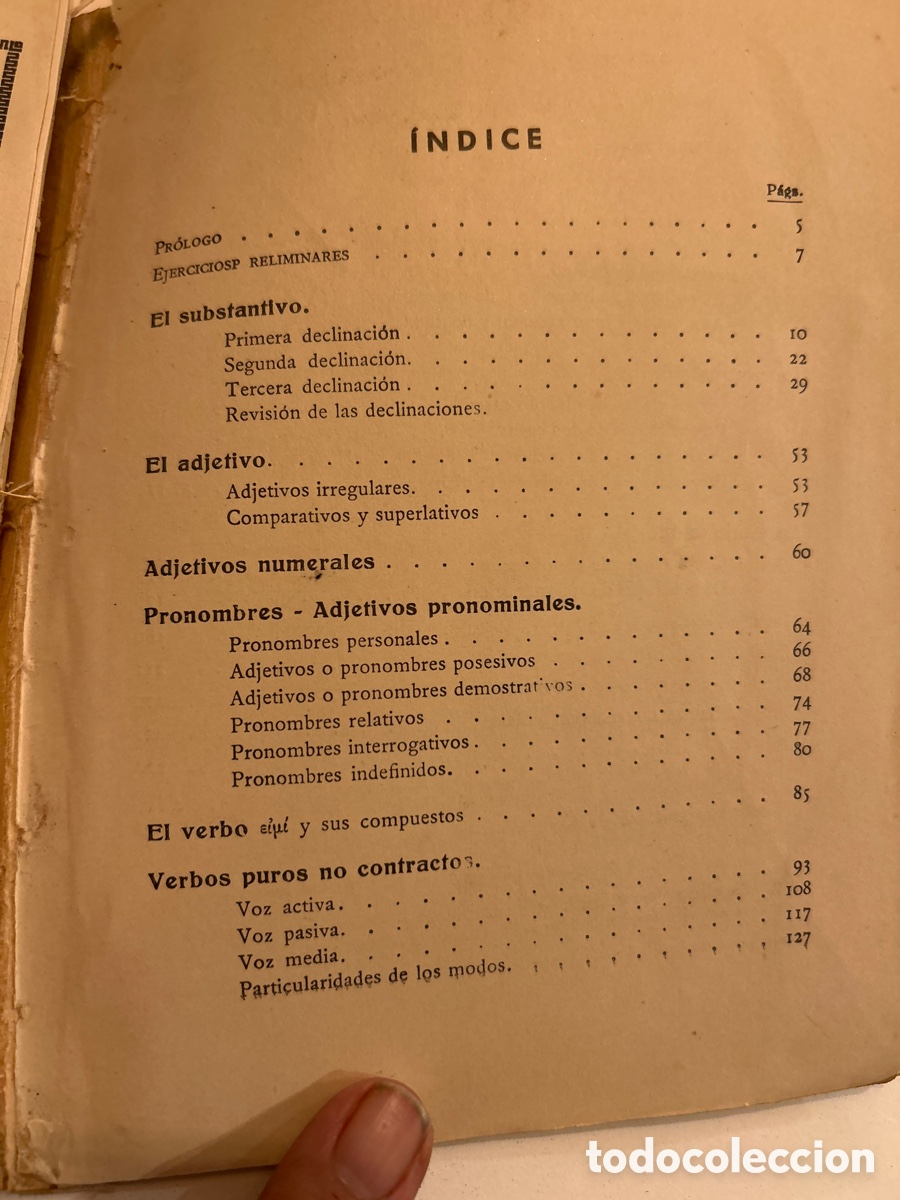 Libros de segunda mano: Ejercicios de griego. Primer curso. C6 - Foto 6