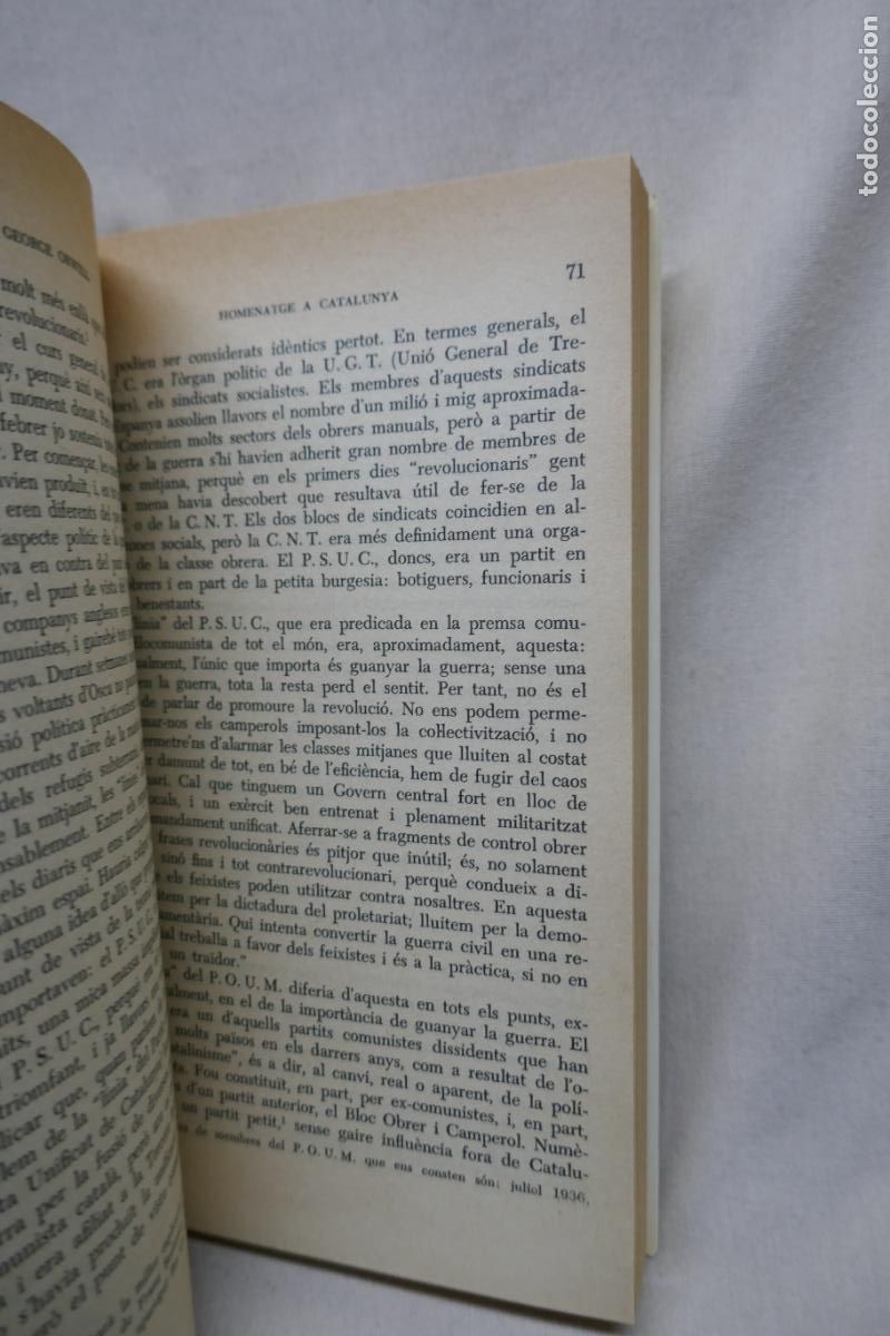 Libros de segunda mano: HOMENATGE A CATALUNYA - George Orwell - Foto 13