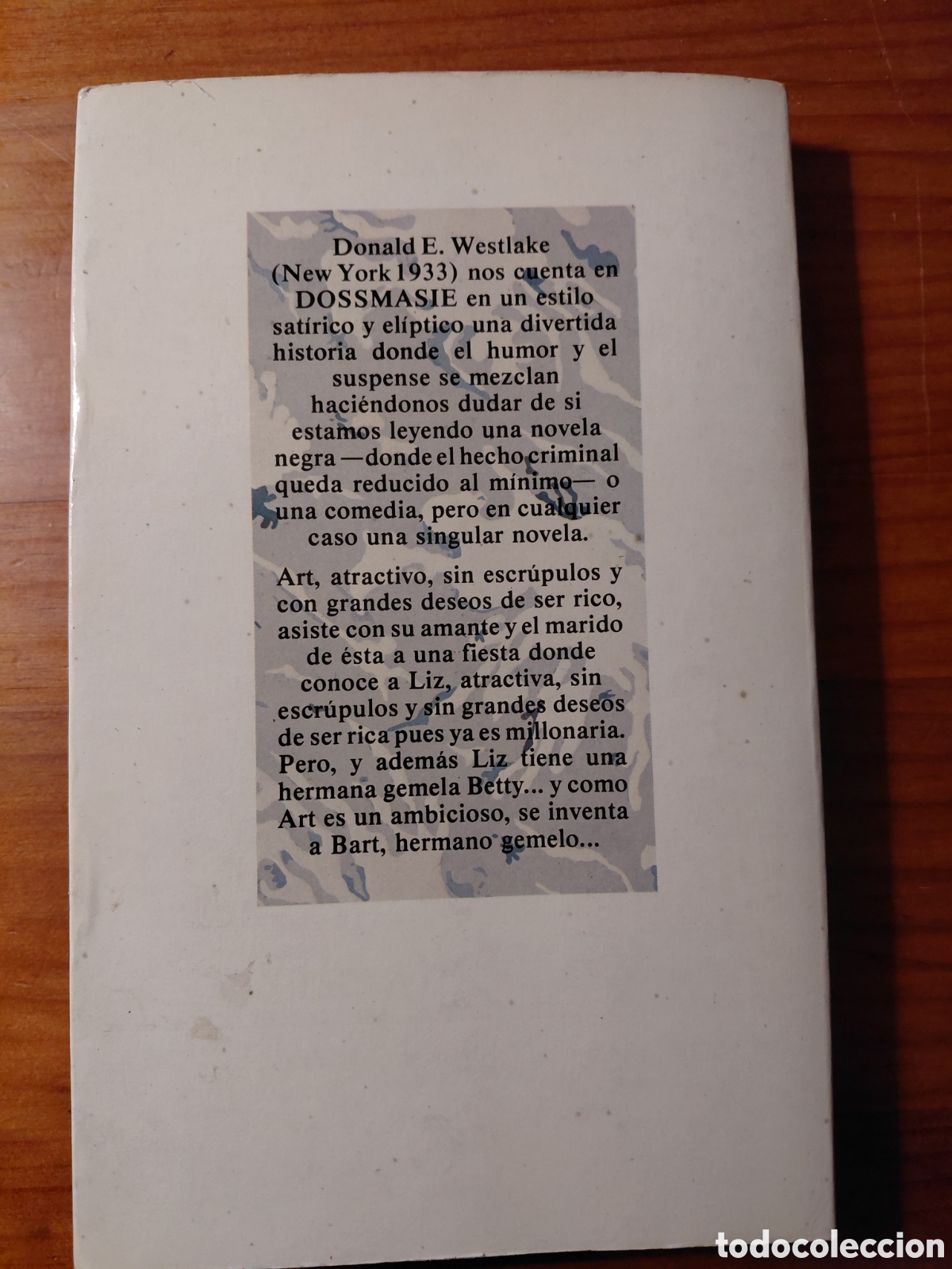Libros de segunda mano: Dossmasie, Donald E. Westlake - Foto 2