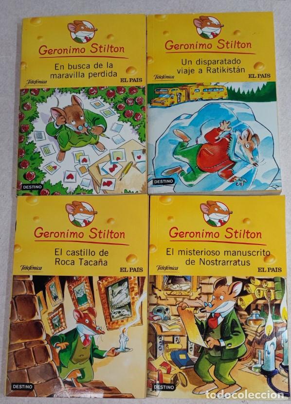 Libros de segunda mano: LOTE DE 4 LIBROS DE GERONIMO STILTON, EDICIONES EL PAIS 2010 - Foto 1