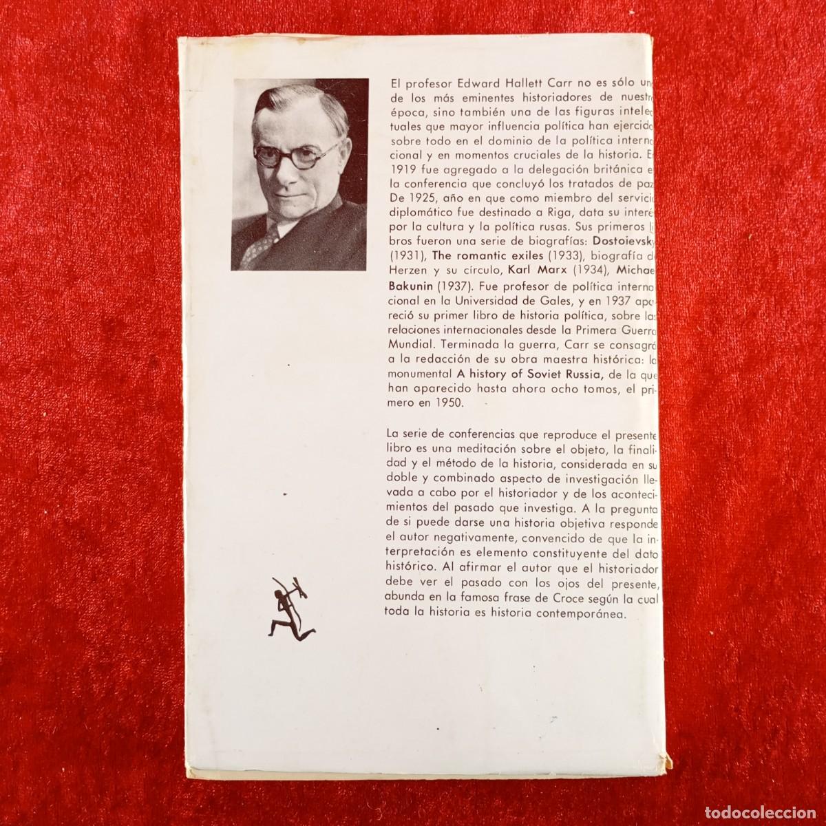 Libros de segunda mano: &iquest;QU&Eacute; ES LA HISTORIA? - E.H. CARR - EDITORIAL SEIX BARRAL - 1973 / 9121 - Foto 2