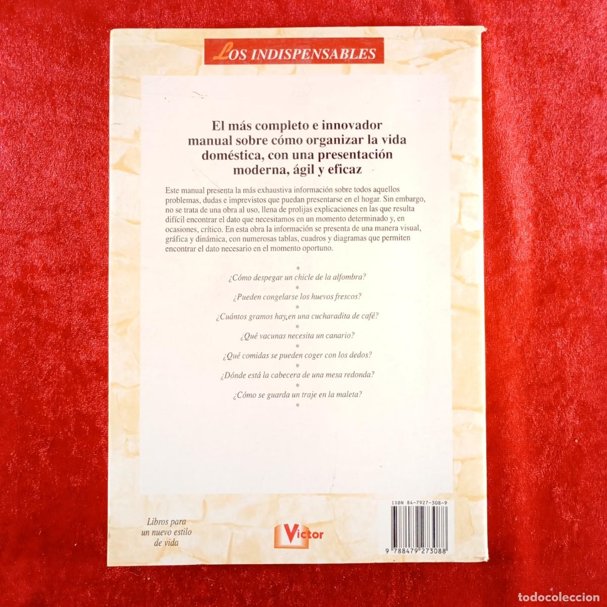 Libros de segunda mano: MANUAL BASICO DEL HOGAR - HERV&Eacute; PRAT - LOS INDISPENSABLES - EDICIONES ROBIN BOOKS - 1998 / 9151 - Foto 2