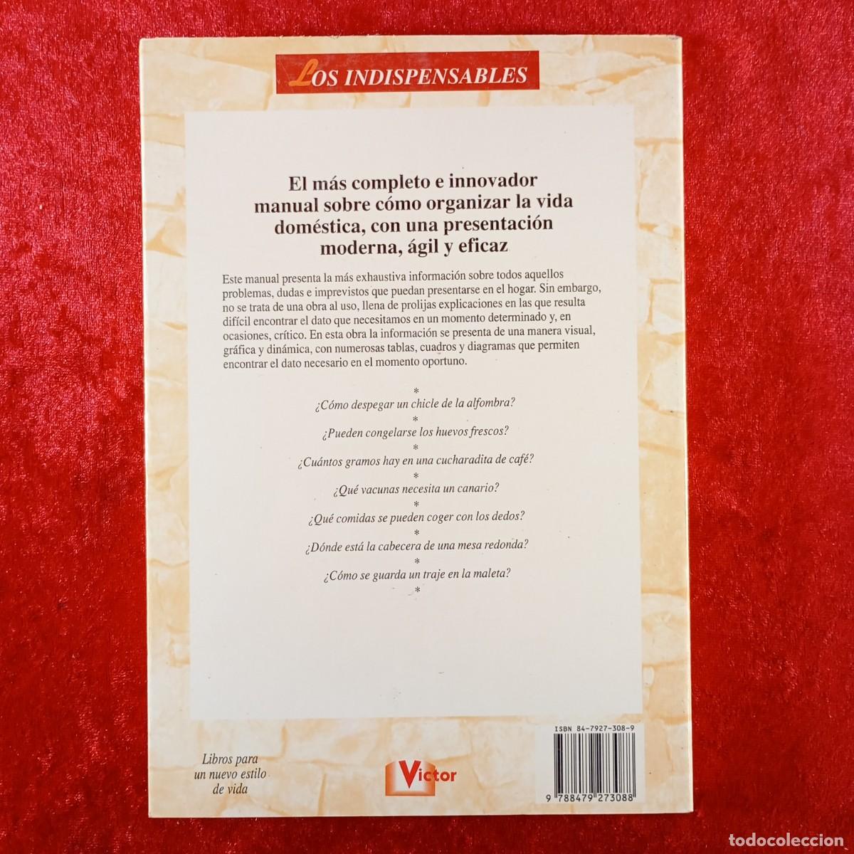 Libros de segunda mano: MANUAL BASICO DEL HOGAR - HERV&Eacute; PRAT - LOS INDISPENSABLES - EDICIONES ROBIN BOOKS - 1998 / 9209 - Foto 2