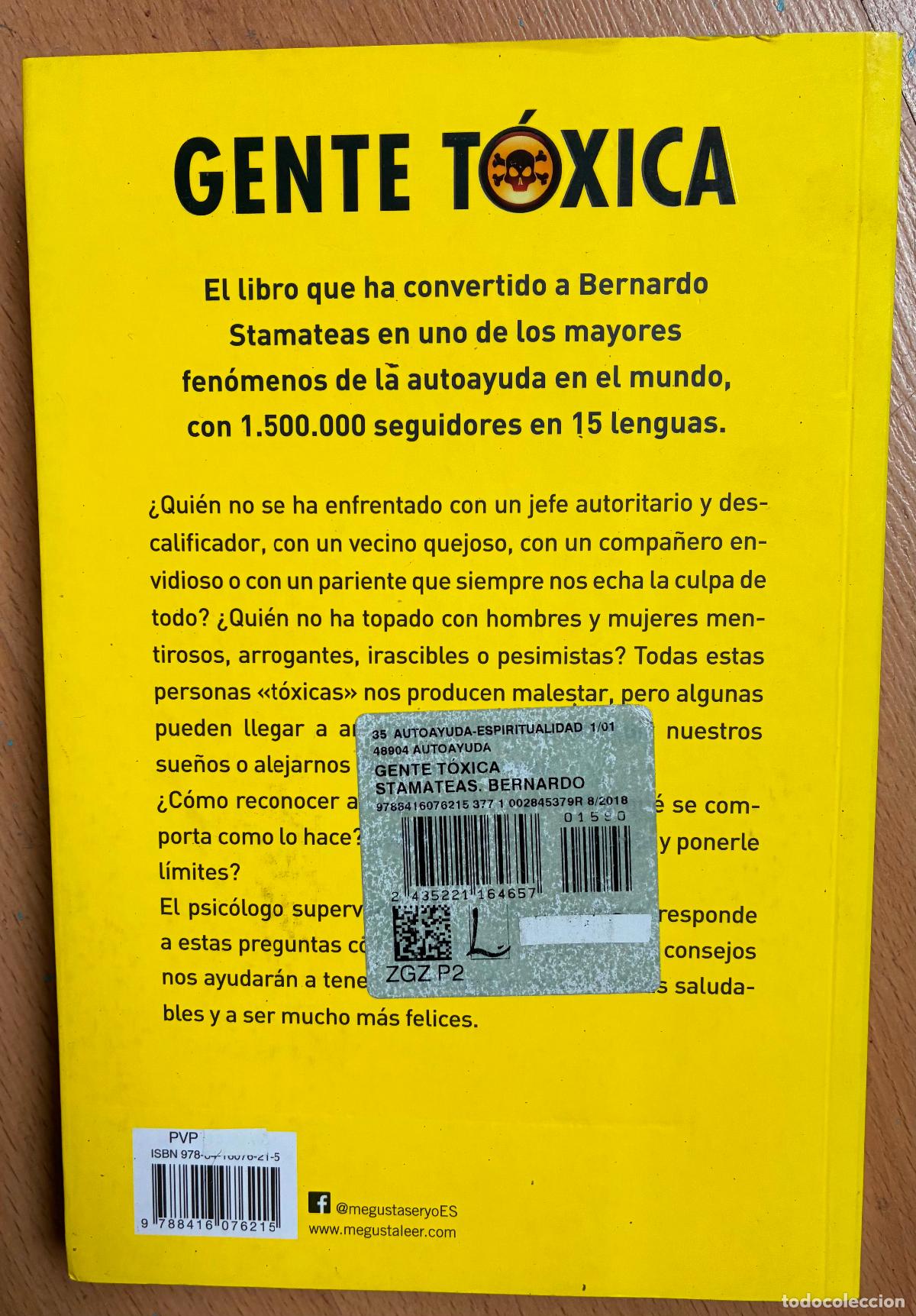 Libros de segunda mano: GENTE TOXICA, Bernardo Stamateas - Foto 2