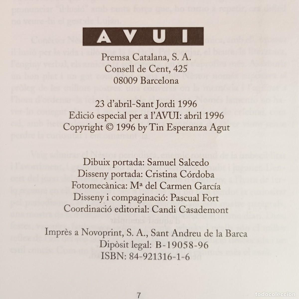 Libros de segunda mano: MITES, LLEGENDES, CREENCES - N&Egrave;STOR LUJ&Aacute;N - AVUI - 1996 / 9449 - Foto 4