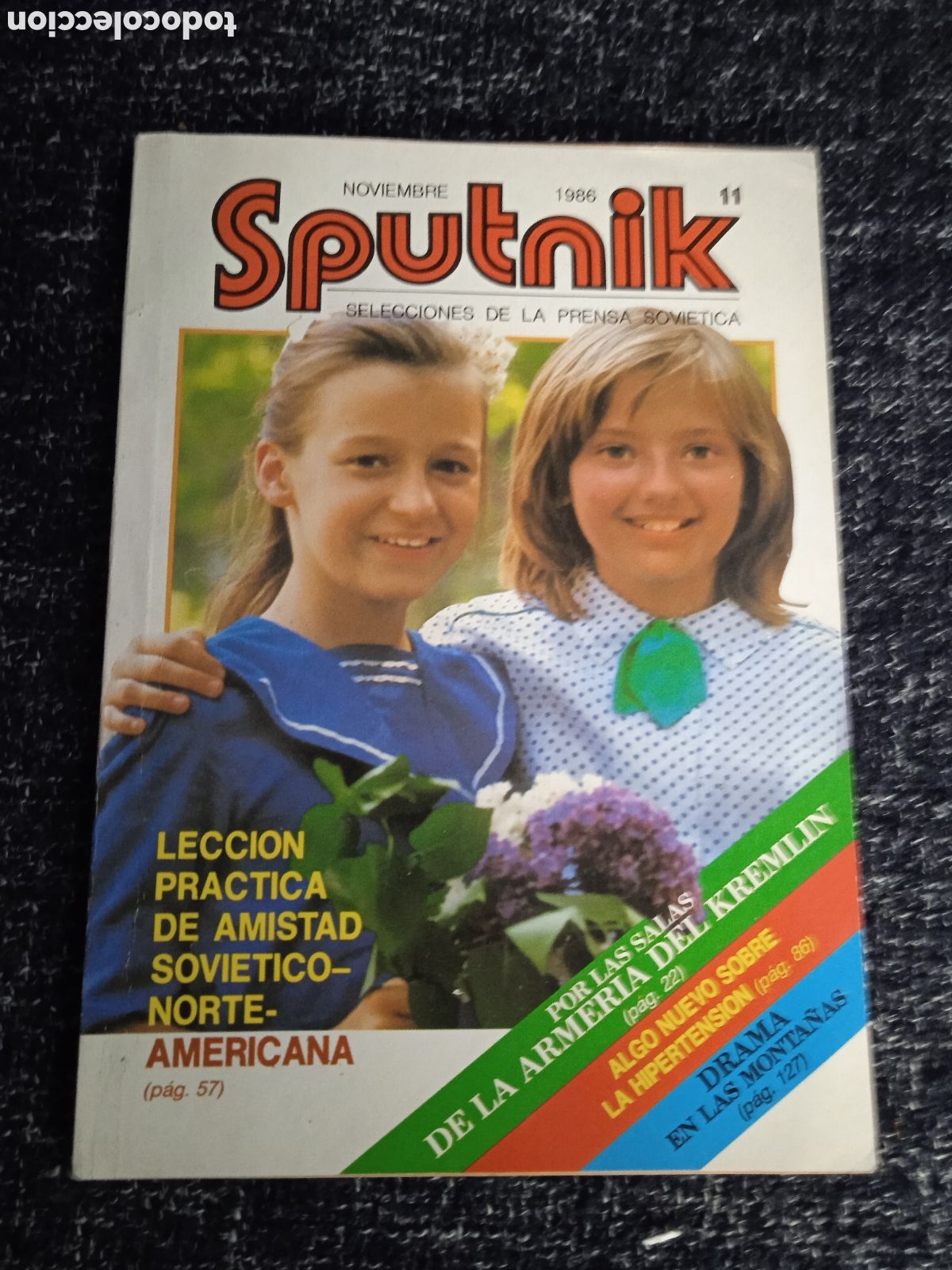 Libri di seconda mano: SPUTNIK - NOVIEMBRE 1986 - PRENSA SOVIETICA