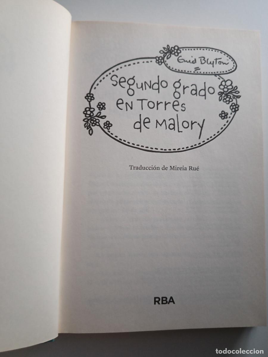 Libros de segunda mano: SEGUNDO GRADO EN TORRES DE MALORY ENID BLYTON RBA 2012 Tapas duras - Foto 9