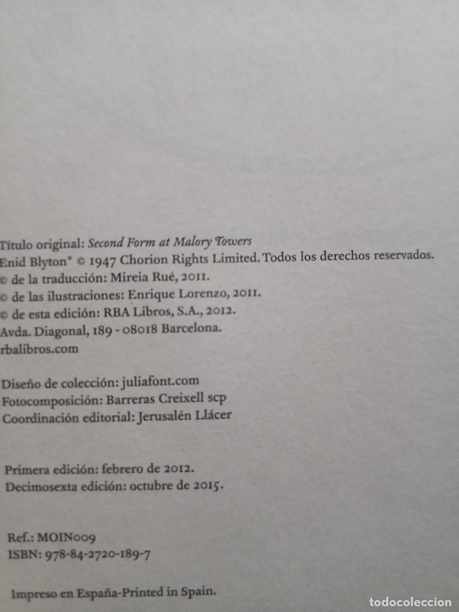 Libros de segunda mano: SEGUNDO GRADO EN TORRES DE MALORY ENID BLYTON RBA 2012 Tapas duras - Foto 10