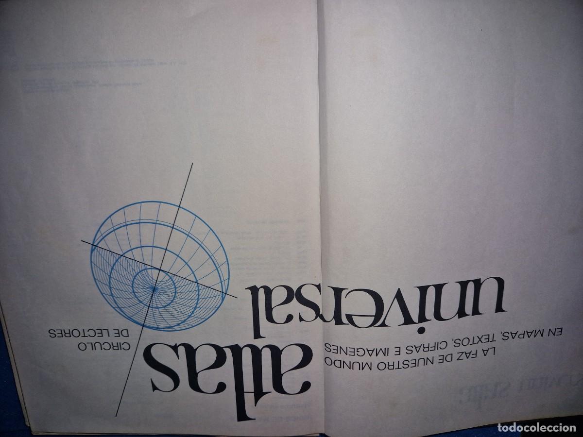 Libros de segunda mano: ATLAS UNIVERSAL, CIRCULO DE LECTORES A&Ntilde;O 1970 - Foto 2