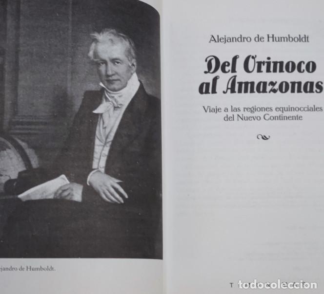 Libros de segunda mano: DEL ORINOCO AL AMAZONAS, ALEJANDRO DE HUMBOLDT, TIMUN MAS 1997, LIBRO - Foto 3
