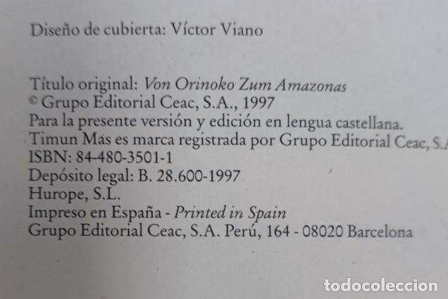Libros de segunda mano: DEL ORINOCO AL AMAZONAS, ALEJANDRO DE HUMBOLDT, TIMUN MAS 1997, LIBRO - Foto 4