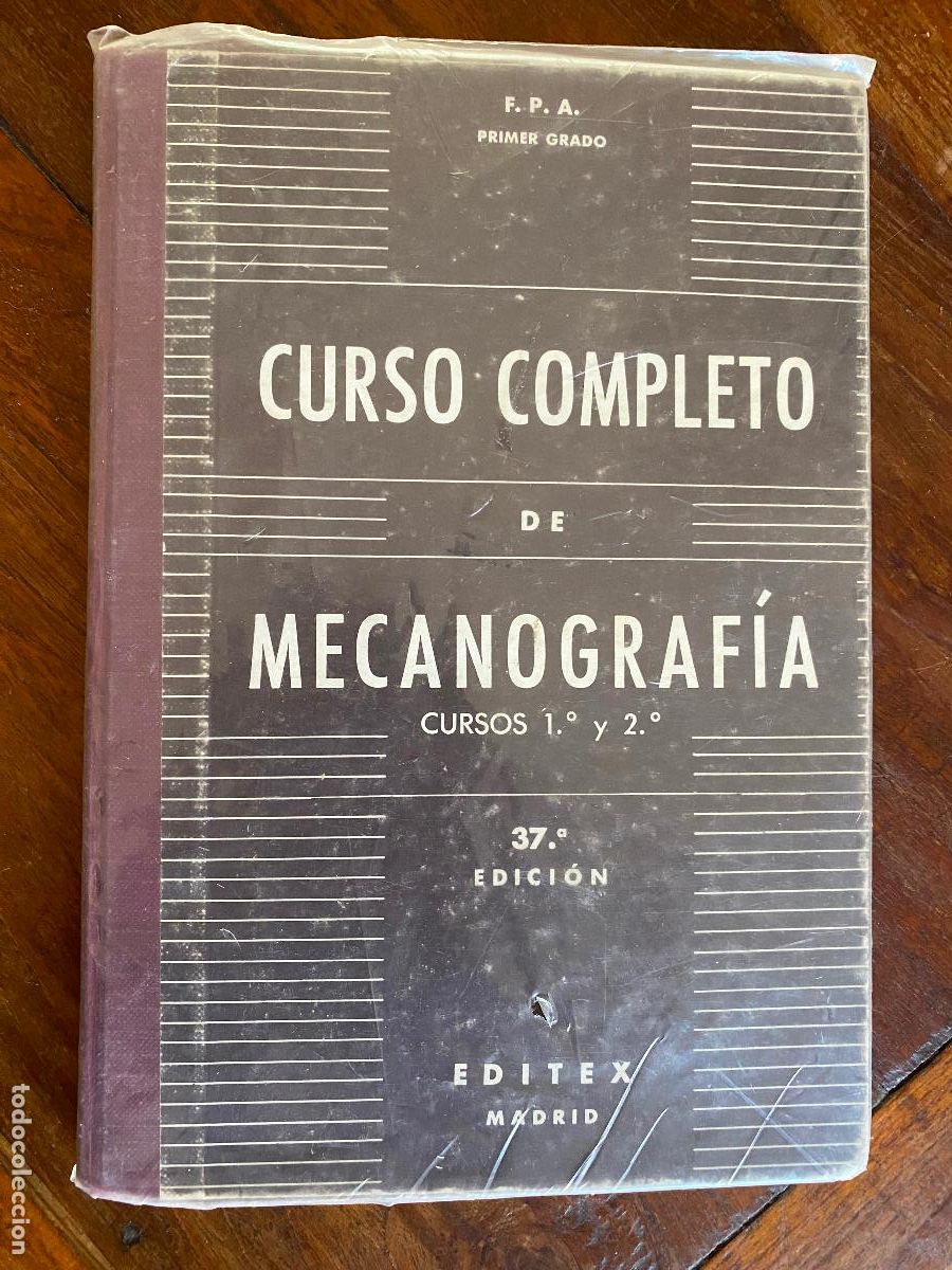 Libros de segunda mano: CURSO COMPLETO DE MECANOGRAF&Iacute;A (EDITEX) - Foto 1