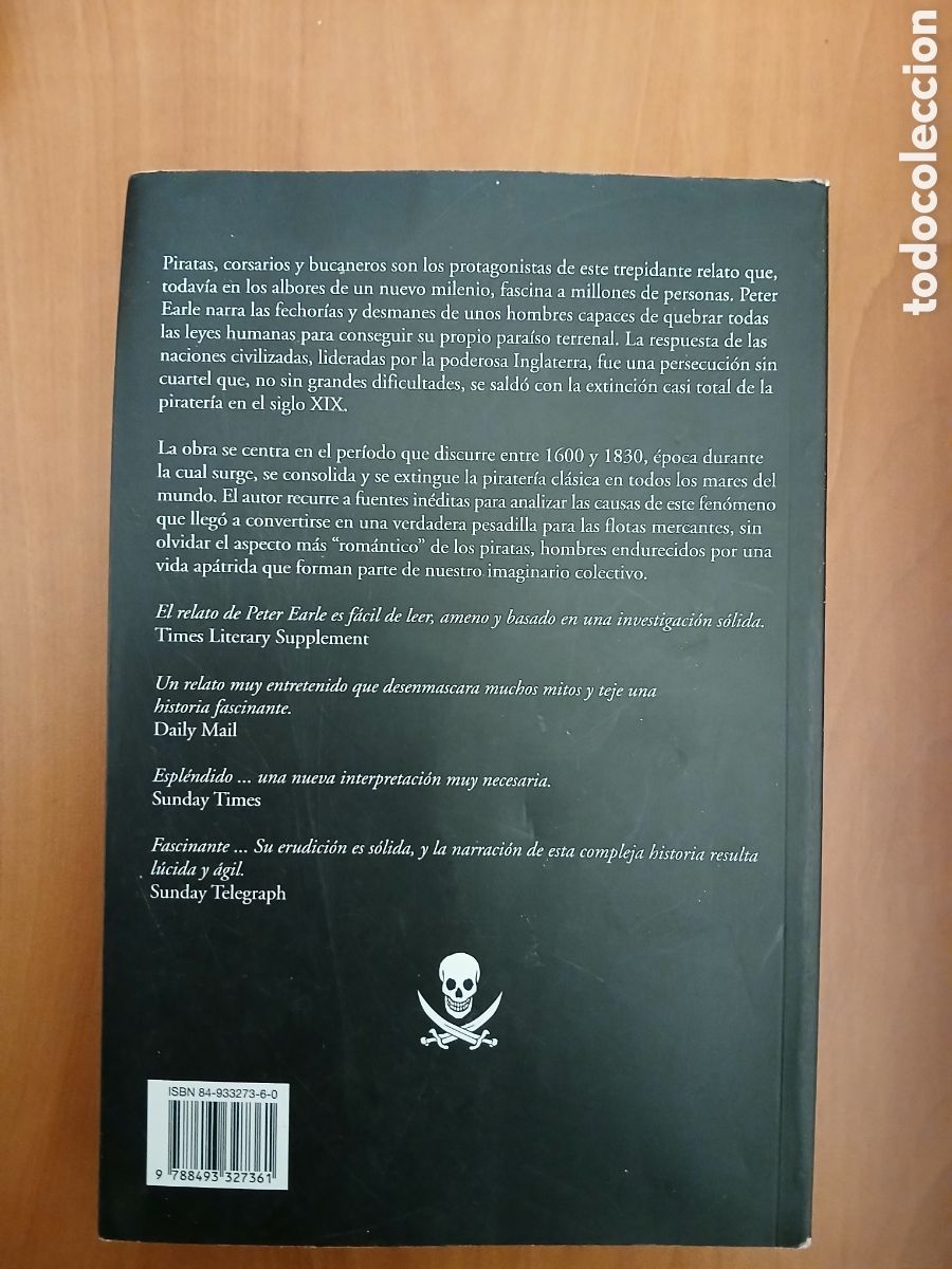 Libros de segunda mano: Piratas en Guerra. Peter Earle. - Foto 2