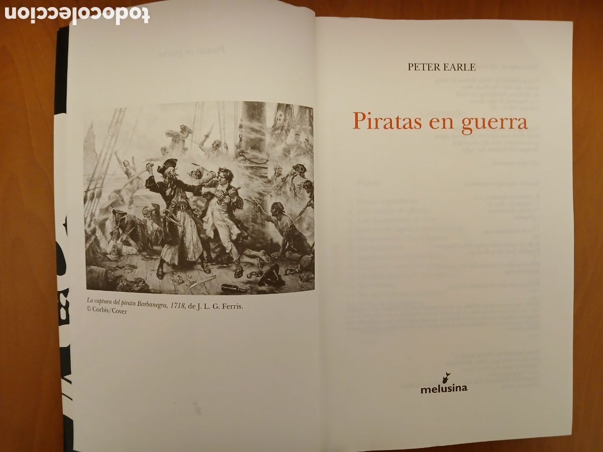 Libros de segunda mano: Piratas en Guerra. Peter Earle. - Foto 3