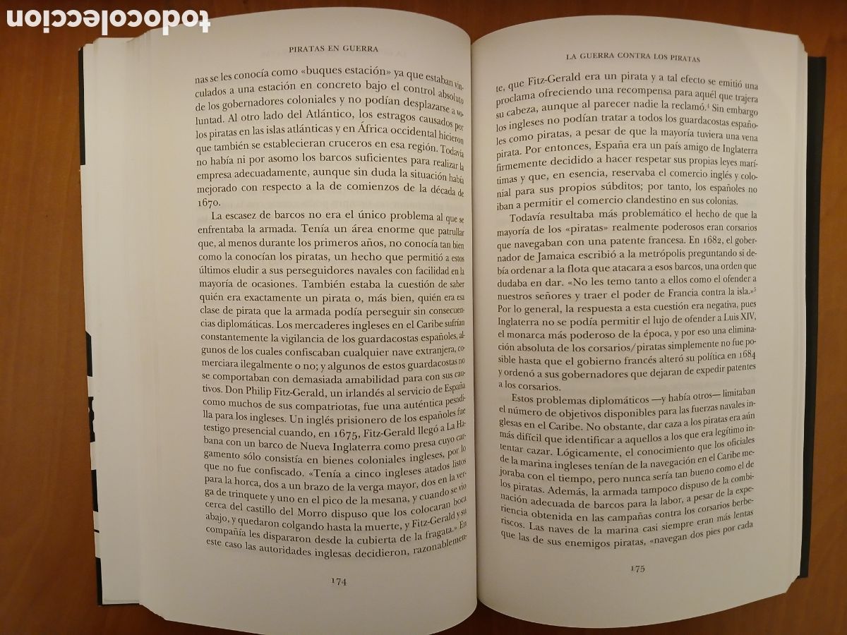 Libros de segunda mano: Piratas en Guerra. Peter Earle. - Foto 8