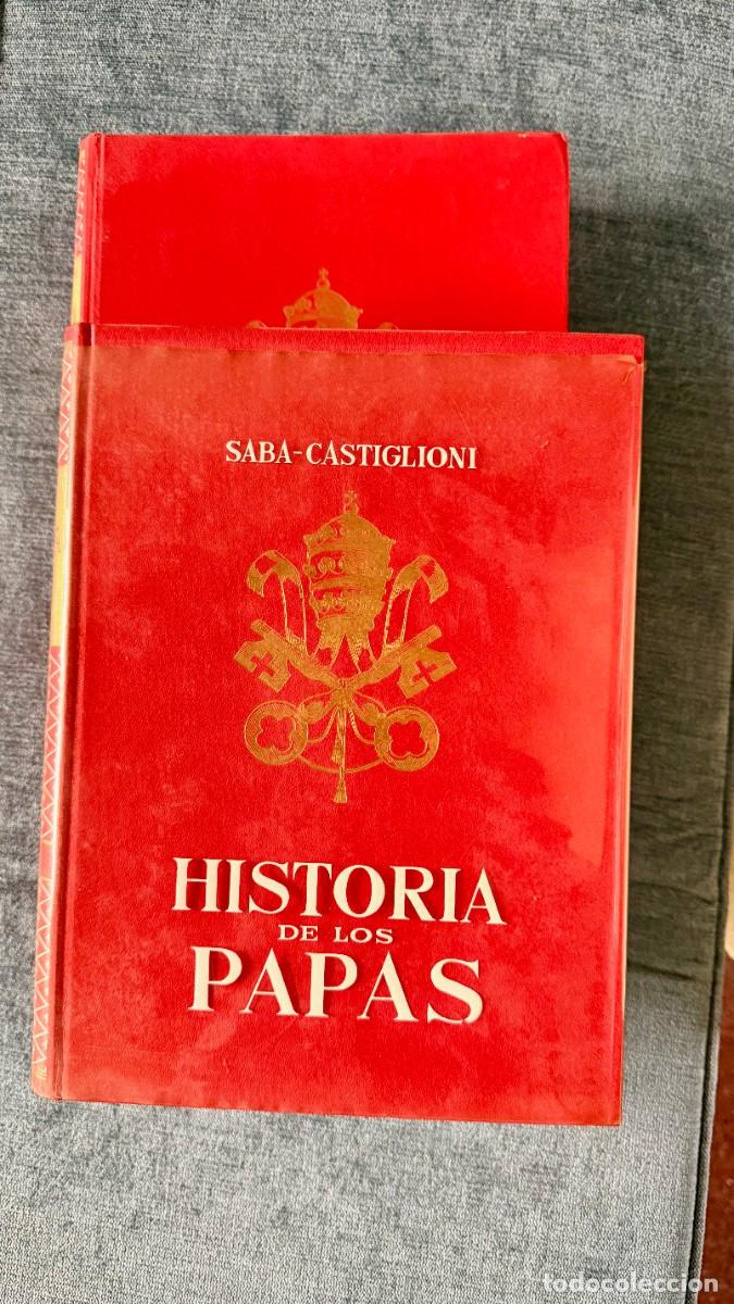 Libros de segunda mano: HISTORIA DE LOS PAPAS 2 VOLS. SABA - CASTIGLIONI - Foto 2