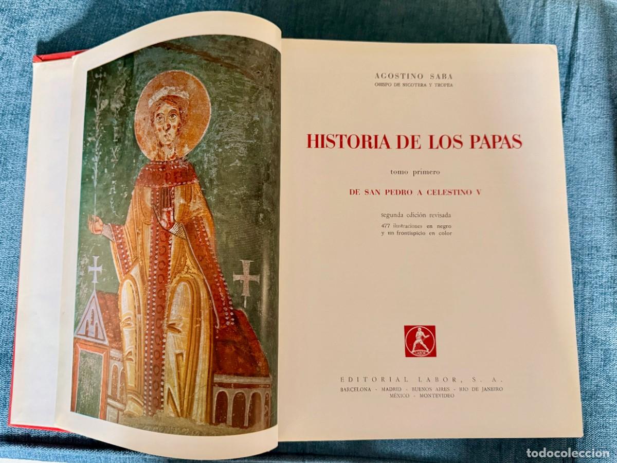 Libros de segunda mano: HISTORIA DE LOS PAPAS 2 VOLS. SABA - CASTIGLIONI - Foto 3