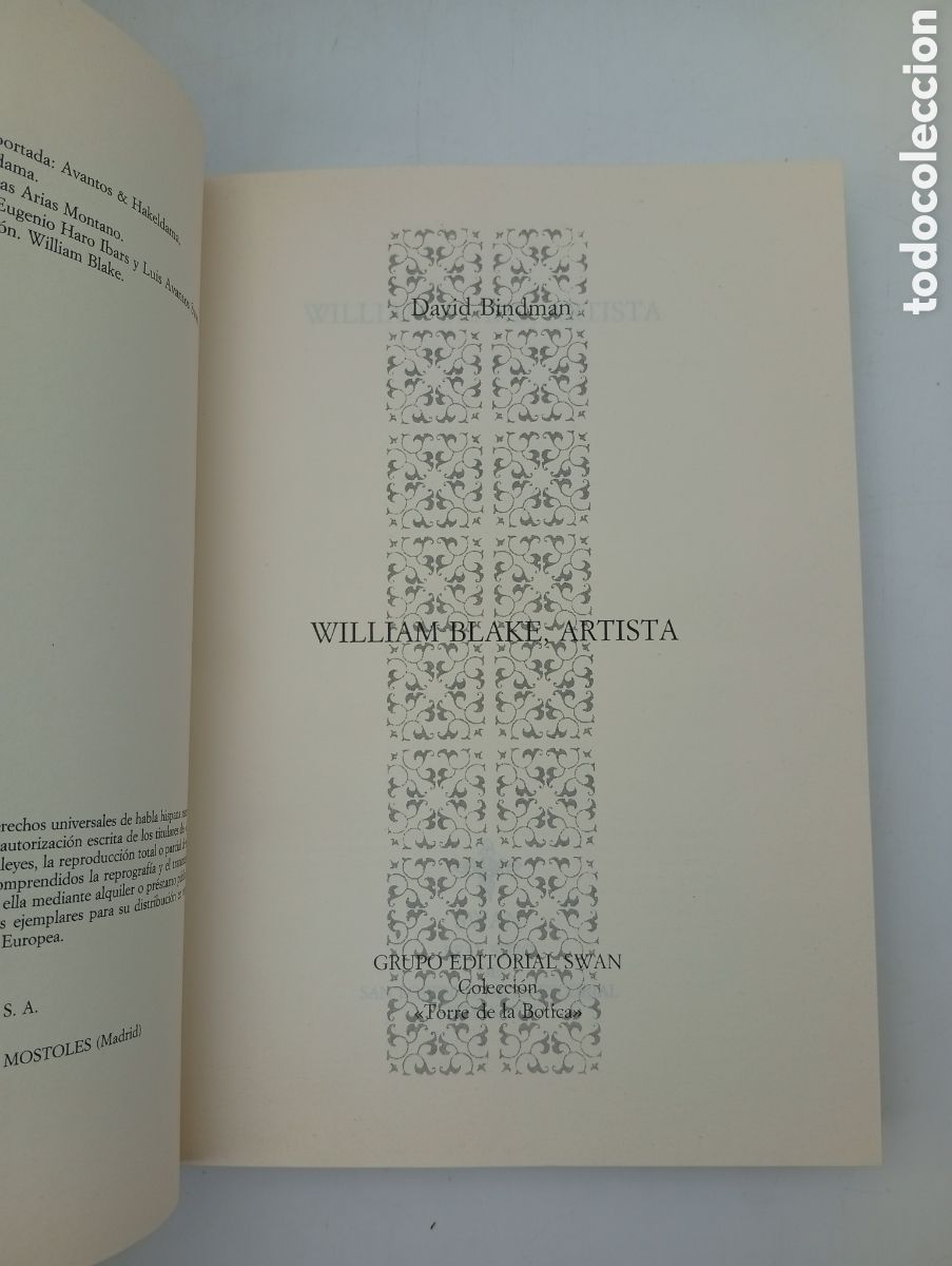 Libros de segunda mano: William Blake artista - Foto 2