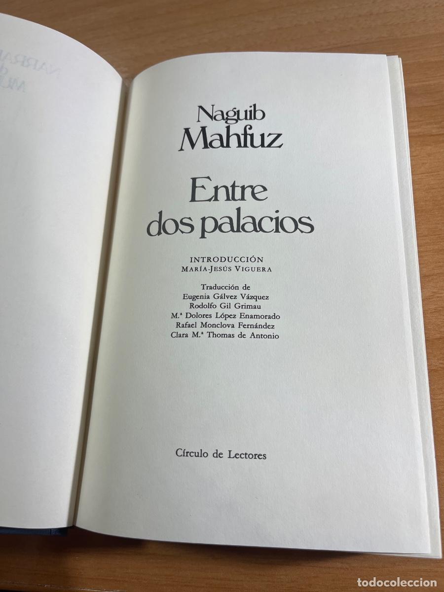 Libros de segunda mano: Libro Entre dos palacios | Naguib Mahfuz - Foto 3