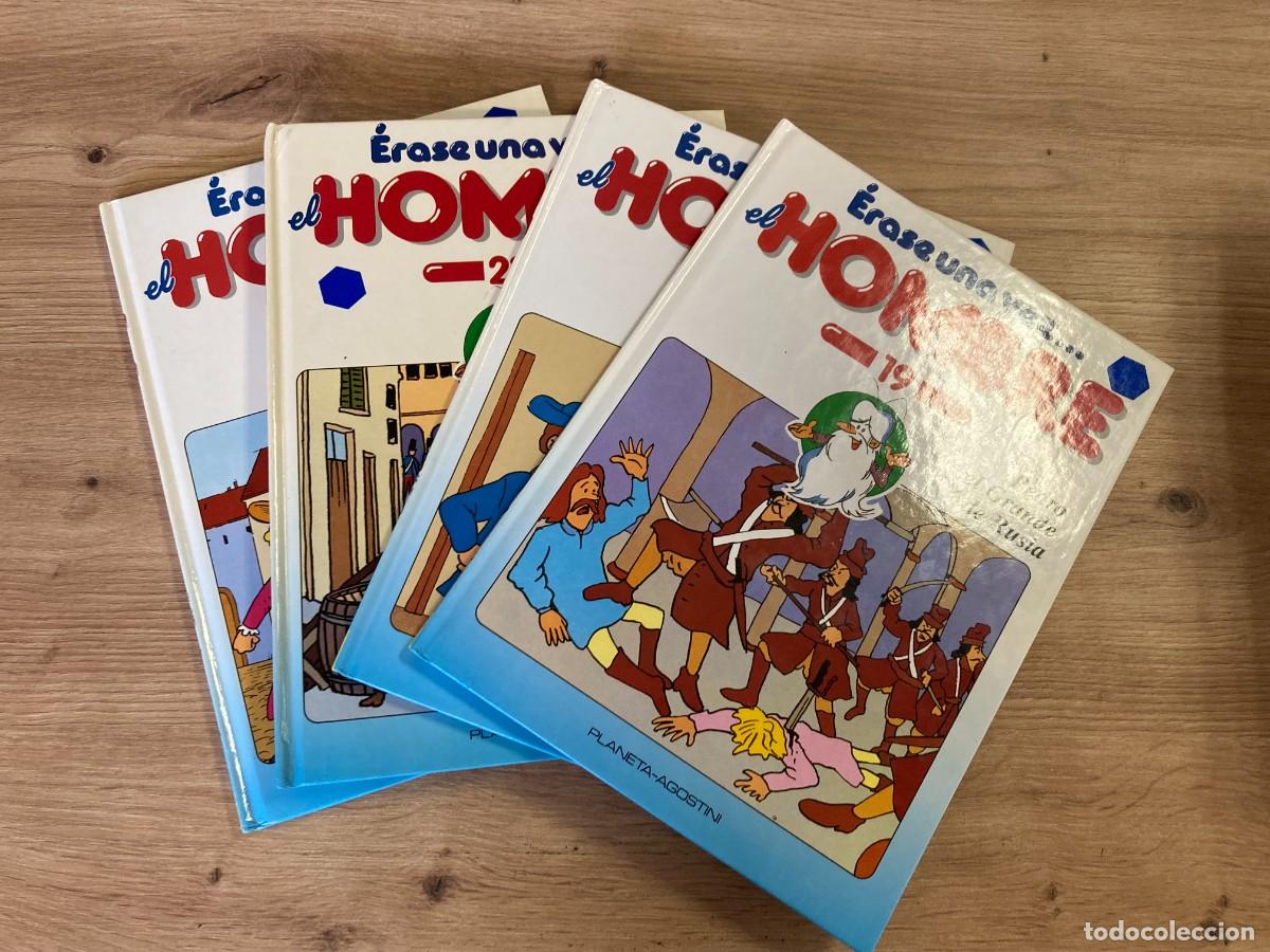 Libros de segunda mano: Lote 4 &Eacute;rase una vez el hombre