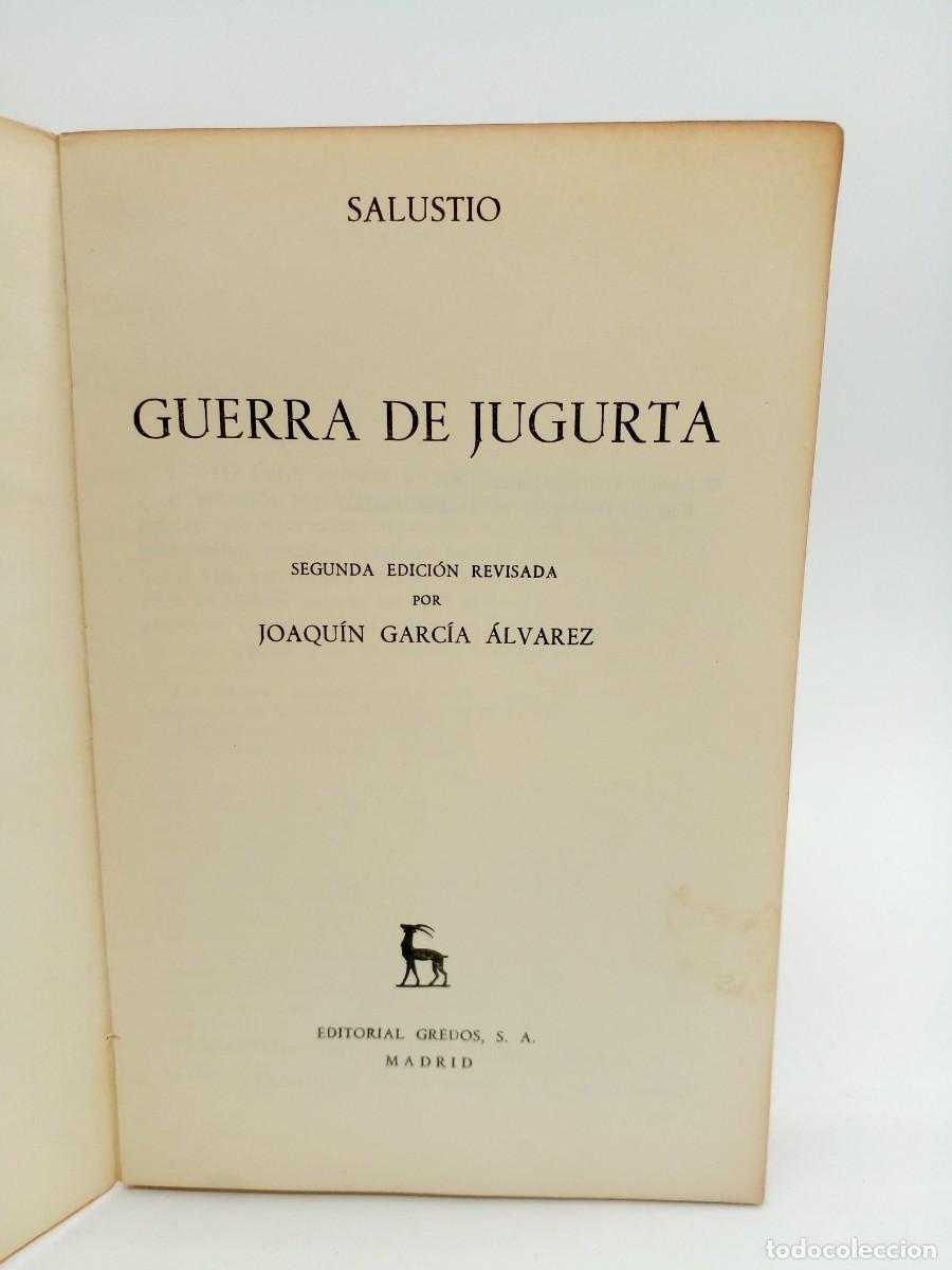 Libros de segunda mano: Salustio - Guerra de Jugurta - 1965 - Foto 3