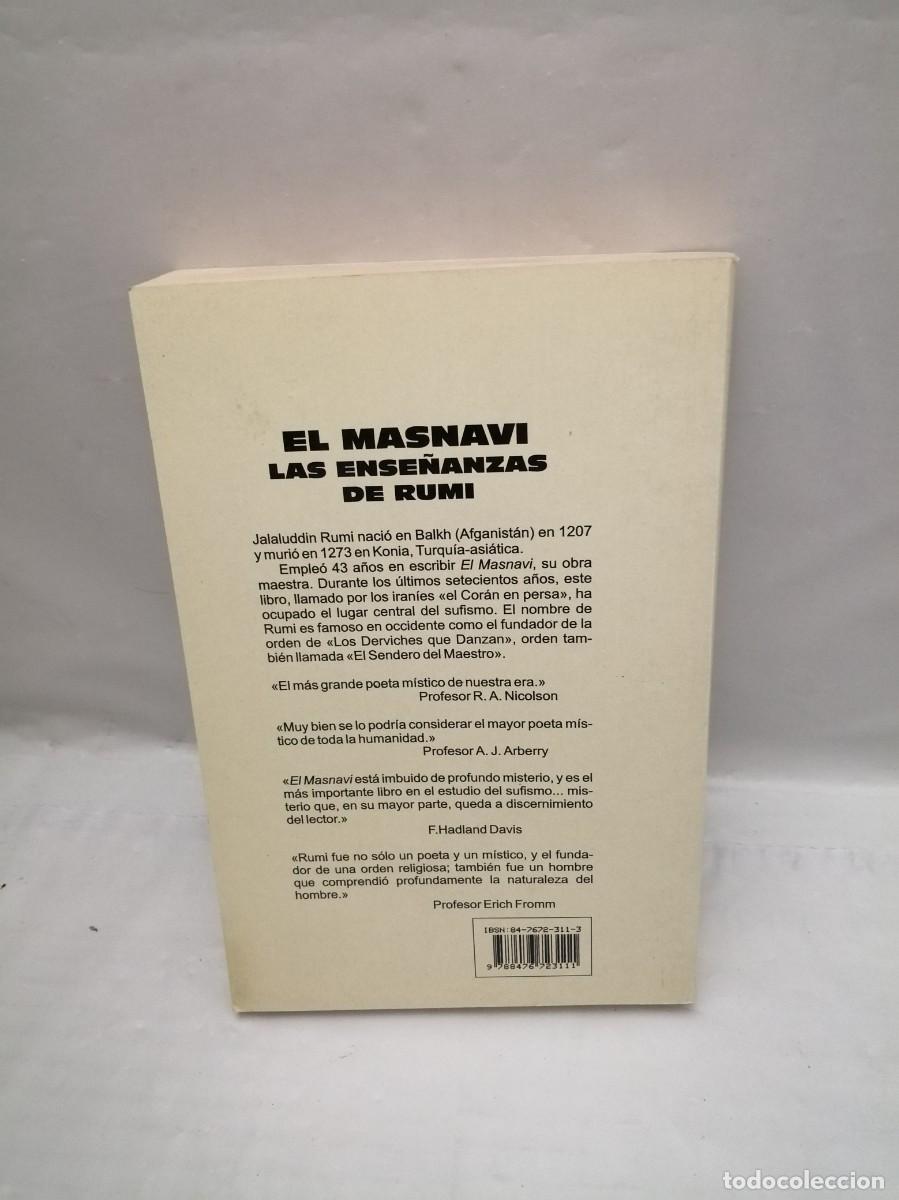 Libros de segunda mano: EL MASNAVI. Las ense&ntilde;anzas de Rumi - Foto 2