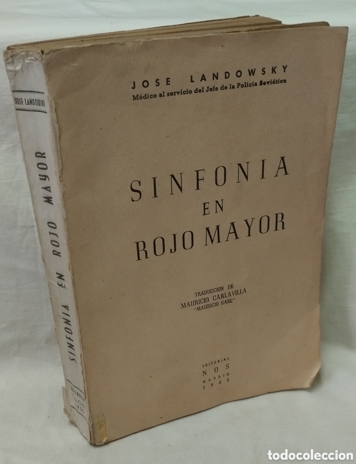 Libros de segunda mano: SINFONIA EN ROJO MAYOR. Jos&eacute; Landowsky - Foto 1