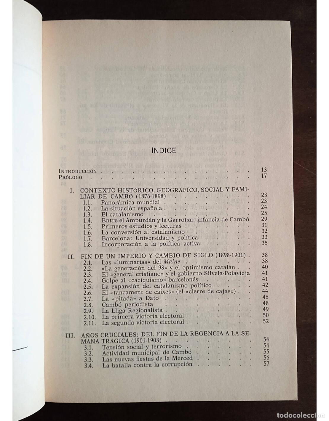 Libros de segunda mano: CAMB&Oacute;. BUQUERAS, Ignacio. Editorial Plaza & Jan&eacute;s. 1987. - Foto 3